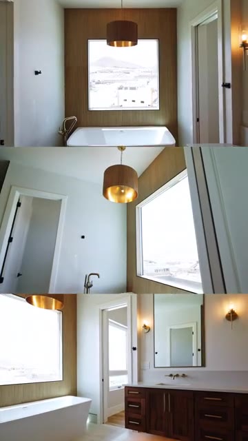 Still from Sam Reed vertical property reel showing a bathtub and vanity
